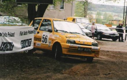 Jacek Sikora i Marek Kaczmarek - Fiat Cinquecento Sporting.